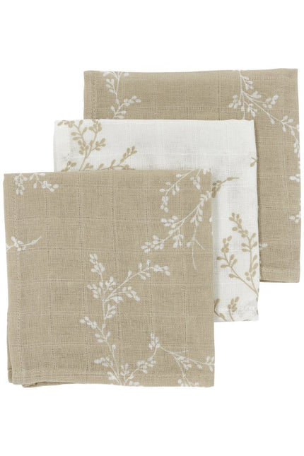 Meyco Monddoekje 3St Branches Sand koop je bij Babywinkel
