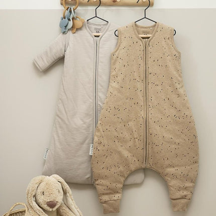 Meyco Slaapzak Baby Afritsbare Mouwen Greige koop je bij Babywinkel