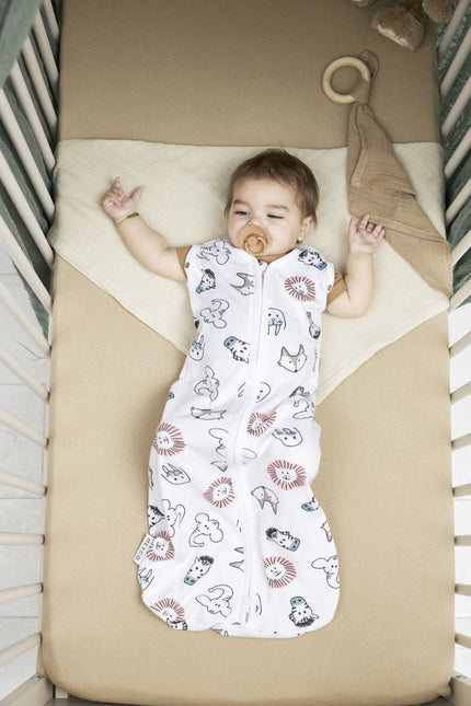 Meyco Slaapzak Baby Animal Zomer 70cm koop je bij Babywinkel