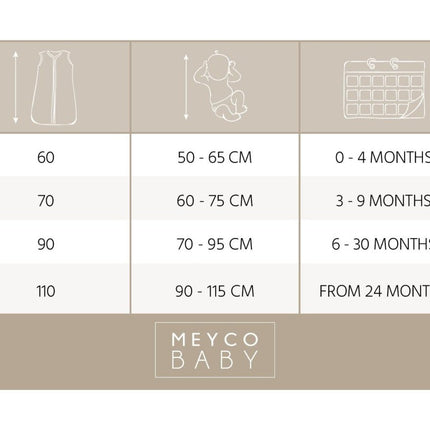 Meyco Slaapzak Baby Sand Melange koop je bij Babywinkel