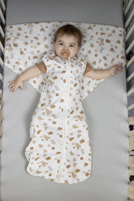 Meyco Slaapzak Baby Stains Zomer Sand 70cm koop je bij Babywinkel