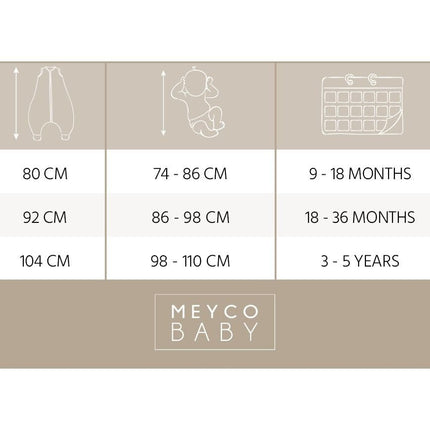 Meyco Slaapzak Baby Zomer Jumper Toffee Melange koop je bij Babywinkel