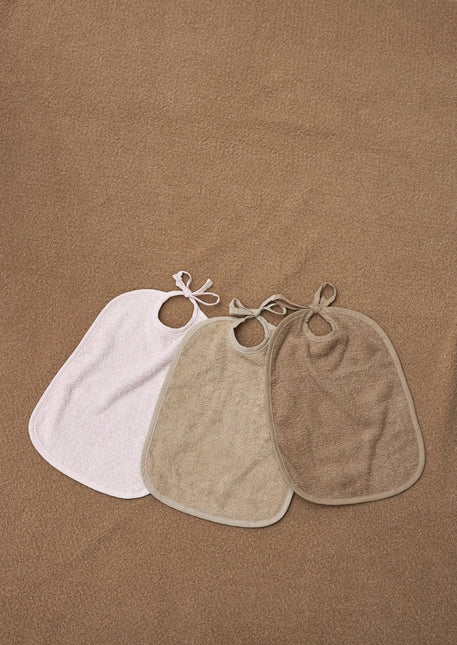 Meyco Slabbetje 2St Basic Badstof Sand koop je bij Babywinkel