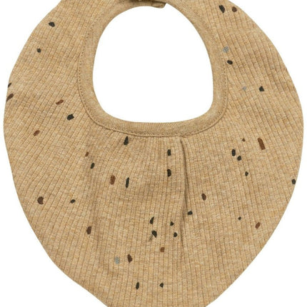 Meyco Slabbetje Rib Mini Spot 2 - Pack Toffee Melange koop je bij Babywinkel