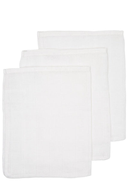 Meyco Washandje 3St Wit koop je bij Babywinkel