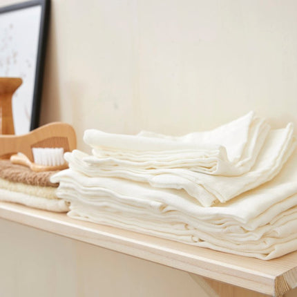 Meyco Washandje Hydrofiel White 6St 20X17cm koop je bij Babywinkel