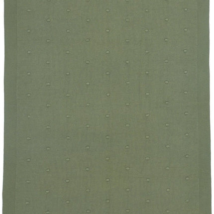 Meyco Wiegdeken Mini Knots Forest Green koop je bij Babywinkel