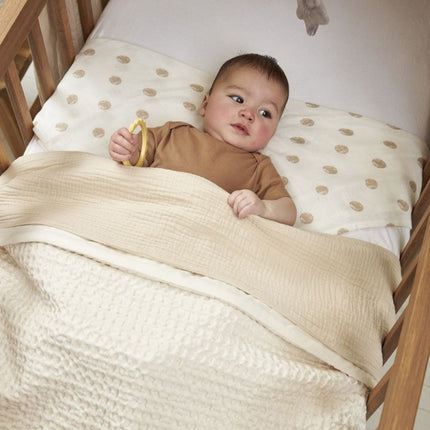 Meyco Wieglaken Soft Sand 75X100cm koop je bij Babywinkel