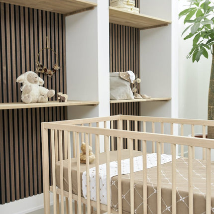 Meyco WieglakenxMrs. Keizer 2St Louis Taupe koop je bij Babywinkel