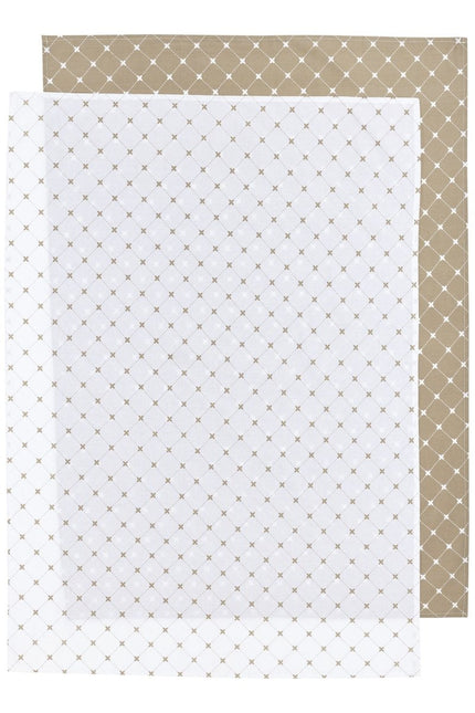 Meyco WieglakenxMrs. Keizer 2St Louis Taupe koop je bij Babywinkel