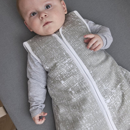 Meyco Winterslaapzak Rond Fine Lines Grijs 98 koop je bij Babywinkel