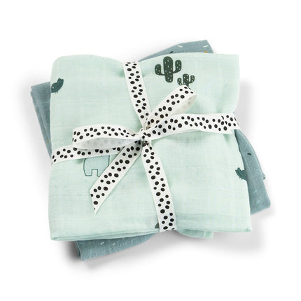 Monddoekjes 2 - pack Lalee Blue koop je bij Babywinkel