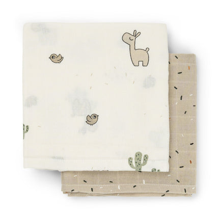 Monddoekjes 2 - pack Lalee Sand koop je bij Babywinkel