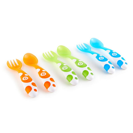Munchkin Baby Bestekset Lepel & Vork 6St koop je bij Babywinkel