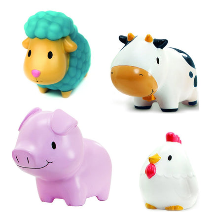 Munchkin Badspeelgoed Waterspuidende Boerderij Dieren 4St koop je bij Babywinkel