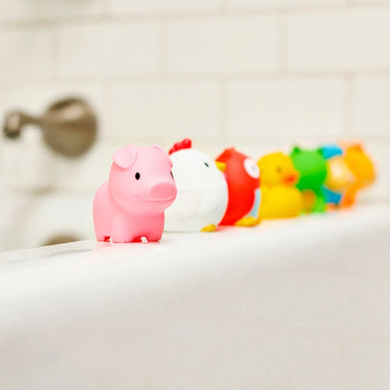Munchkin Badspeelgoed Waterspuidende Boerderij Dieren 8St koop je bij Babywinkel