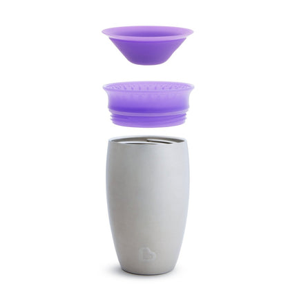 Munchkin Drinkbeker Miracle Sippy Cup Purple Roestvrij Staal koop je bij Babywinkel
