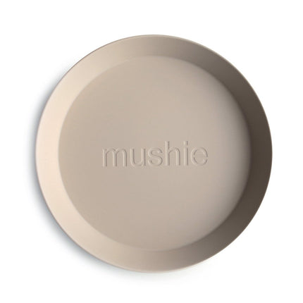 Mushie Baby Bordje Rond Vanilla 2st koop je bij Babywinkel