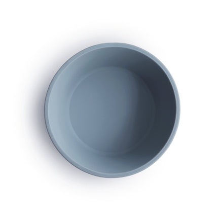 Mushie Baby Kom Siliconen Powder Blue koop je bij Babywinkel
