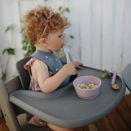 Mushie Baby Kom Siliconen Soft Lilac koop je bij Babywinkel