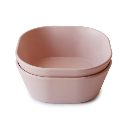 Mushie Baby Kom Vierkant Blush 2st koop je bij Babywinkel