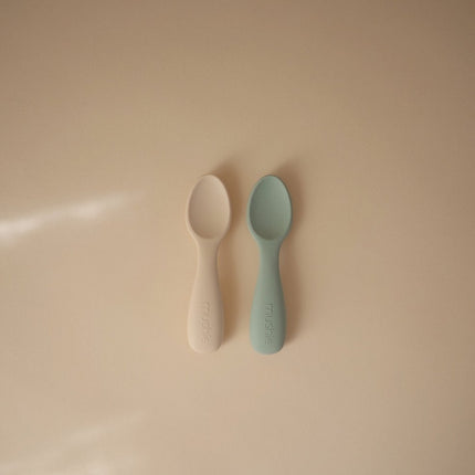 Mushie Babylepel Cambridgeblue Shifting Sand koop je bij Babywinkel