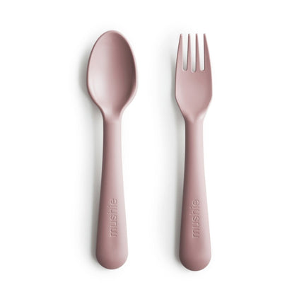 Mushie Bestekset Blush 2 - delig koop je bij Babywinkel