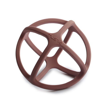 Mushie Bijtring Bal Woodchuck koop je bij Babywinkel