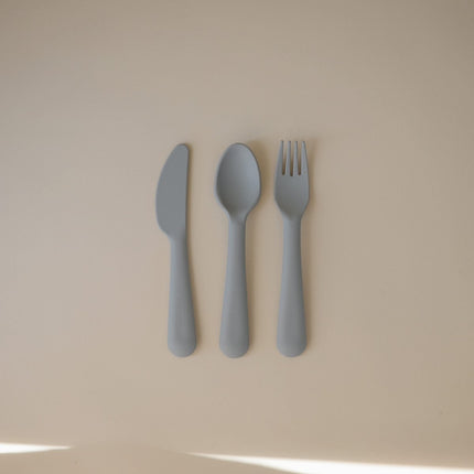 Mushie Baby Bestekset Cloud koop je bij Babywinkel