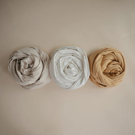 Mushie Draagdoek Mustard Melange koop je bij Babywinkel