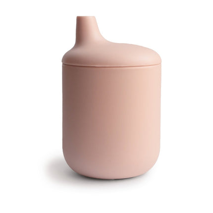 Mushie Drinkbeker Met Tuit Blush koop je bij Babywinkel