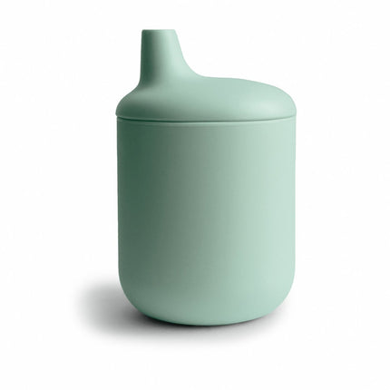 Mushie Drinkbeker Met Tuit Cambridge Blue koop je bij Babywinkel
