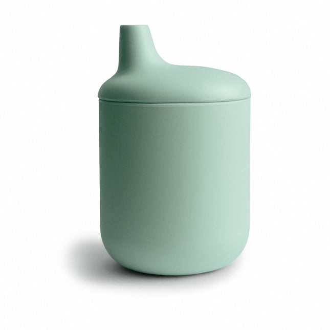 Mushie Drinkbeker Met Tuit Cambridge Blue koop je bij Babywinkel