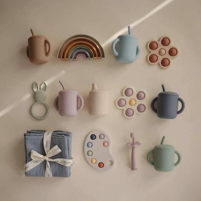 Mushie Drinkbeker Met Tuit Shifting Sand koop je bij Babywinkel