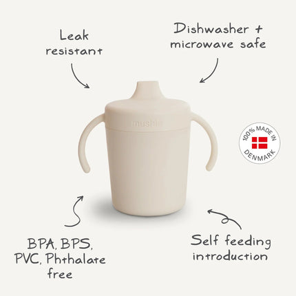 Mushie Drinkbeker Sage koop je bij Babywinkel