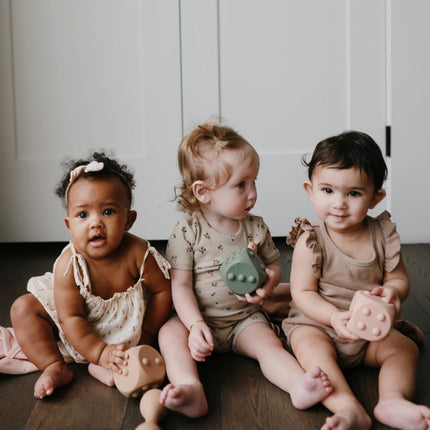 Mushie Educatief Speelgoed Dobbelstenen Dried Thyme/ Naturel 2st koop je bij Babywinkel