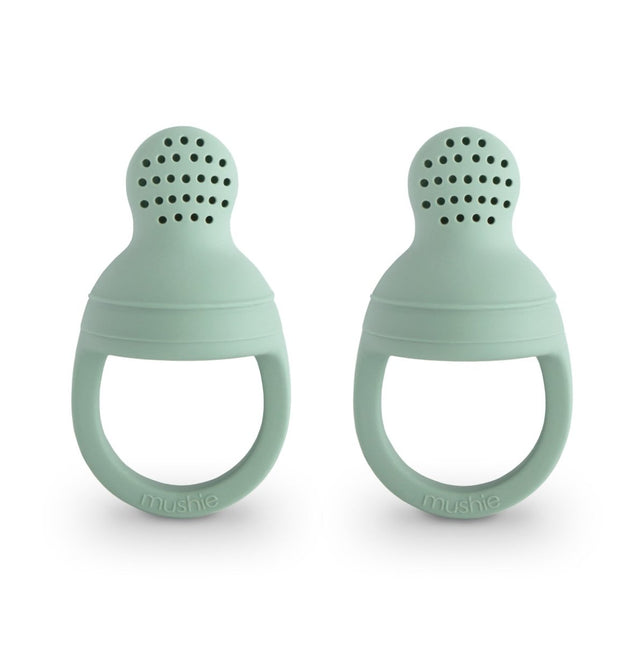 Mushie Fopspeen Fresh Food Feeder Cambridge Blue Silicone 2St koop je bij Babywinkel