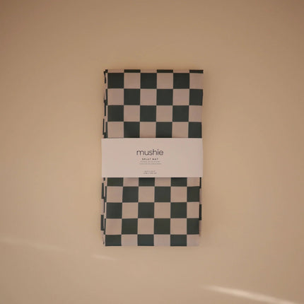 Mushie Knoeimat Olive Check koop je bij Babywinkel