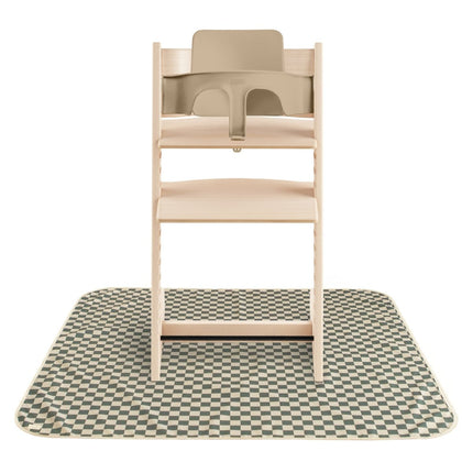 Mushie Knoeimat Olive Check koop je bij Babywinkel