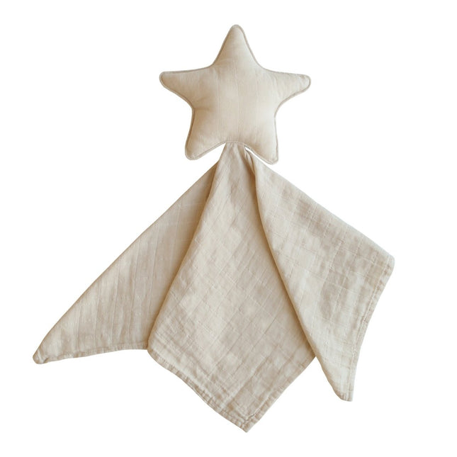 Mushie Knuffeldoekje Lovey Star Fog koop je bij Babywinkel
