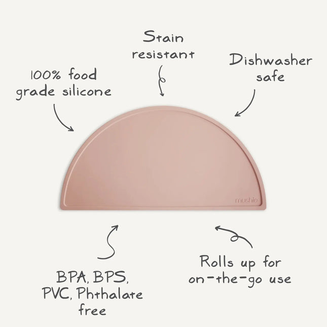 Mushie Placemat Blush koop je bij Babywinkel