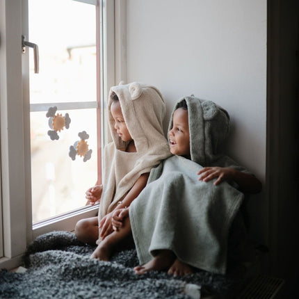 Mushie Badponcho Bear Fog koop je bij Babywinkel