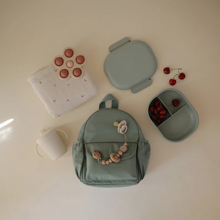 Mushie Rugzak Roman Green koop je bij Babywinkel