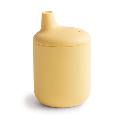 Mushie Drinkbeker Pale Daffodil koop je bij Babywinkel