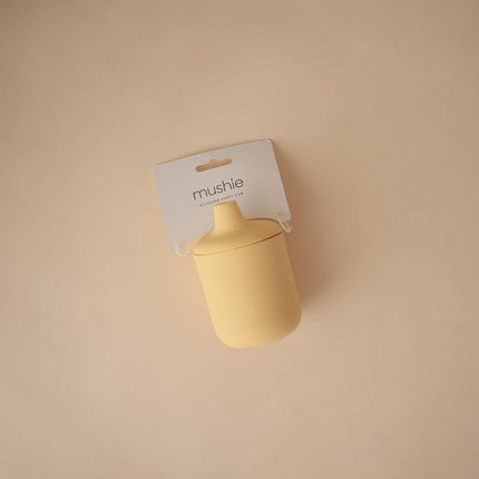 Mushie Drinkbeker Pale Daffodil koop je bij Babywinkel