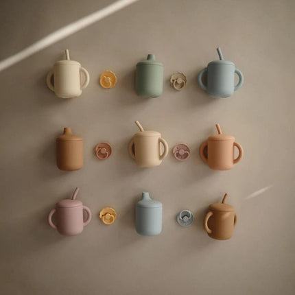 Mushie Drinkbeker Pale Daffodil koop je bij Babywinkel
