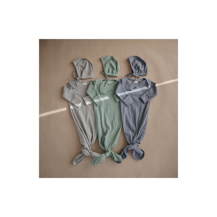 Mushie Slaapzak Baby Roman Green Newborn koop je bij Babywinkel
