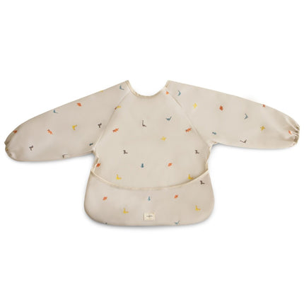 Mushie Slabbetje Lange Mouwen Dino'S koop je bij Babywinkel