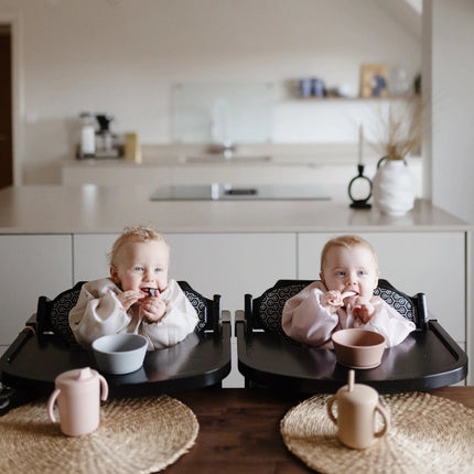 Mushie Slabbetje Lange Mouwen Rainbows koop je bij Babywinkel