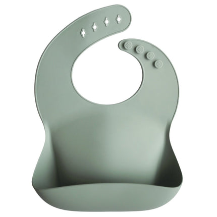 Mushie Slabbetje Silicone Cambridge Blue koop je bij Babywinkel